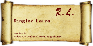 Ringler Laura névjegykártya